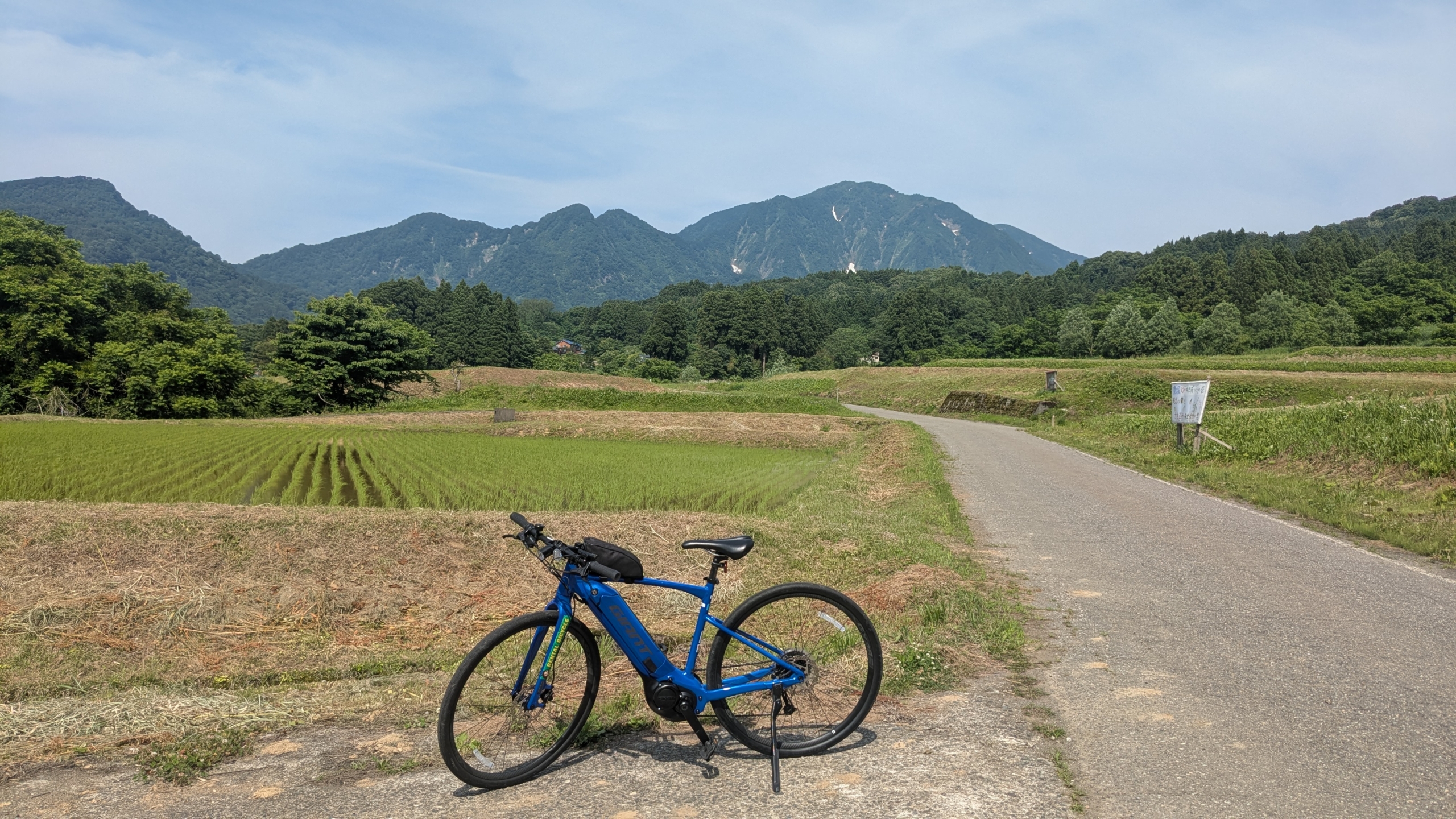 糸魚川サイクリング旅：e-bike(レンタル)で走る山と早川の絶景コース